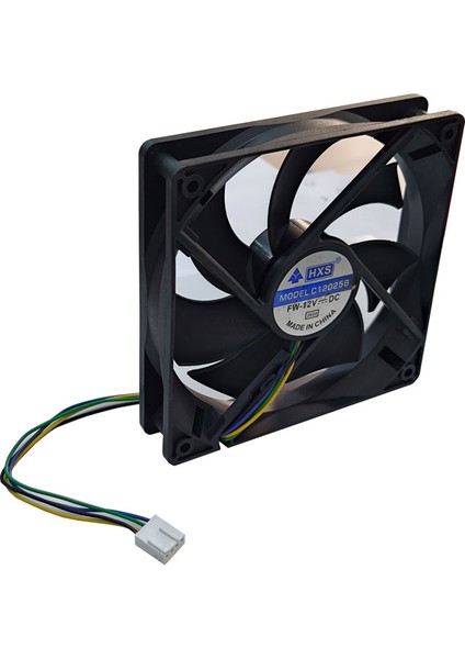 12CM 12V 4 Pinli Fan 12CM x 12CM x 2.5cm 4 Pinli Dc 12VOLT Fan modelleri