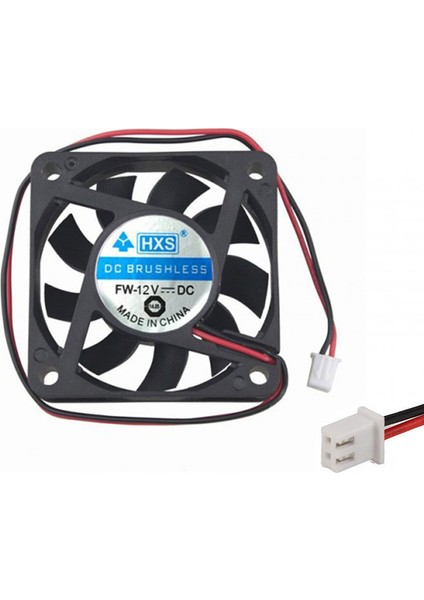 8cm 12V 2 Pinli Fan 8cm x 8cm x 1.5cm 2 Pinli Dc 12VOLT Fan