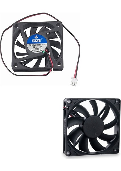 8cm 12V 2 Pinli Fan 8cm x 8cm x 1.5cm 2 Pinli Dc 12VOLT Fan fiyatları