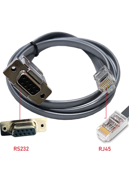 RJ45 To RS232 El Yapımı Konsol Kablosu Ethernet RJ45 RE232 Com Kablo indirimleri