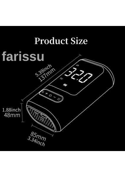 Taşınabilir Şarjlı Akıllı Lastik Şişirme Pompası (Model: ATJ-8466) fırsatları
