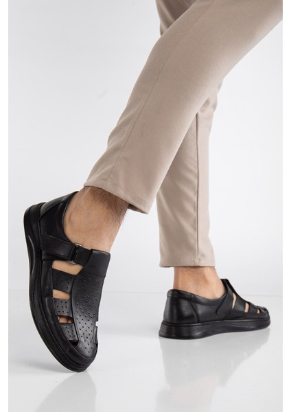 %100 Hakiki Deri, Bağcıksız, Iç Dış Deri Erkek Ayakkabı