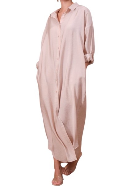 Coton Gömlek Elbise