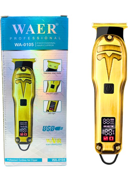 Waer Professional Şarjlı Sakal Traş Makinesi WA-0105 fiyatları