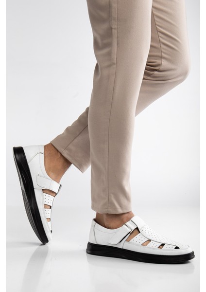 %100 Hakiki Deri, Bağcıksız, Iç Dış Deri Erkek Ayakkabı