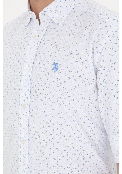 Erkek Saks Gömlek Desenli 50288655-VR045