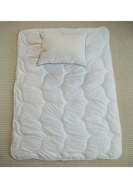 Bebek Yorganı ve Yastık Takımı – Mikrofiber Silikon Elyaf Dolgulu, Antialerjik ve Yumuş