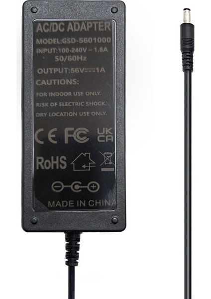 56 Volt 1 Amper 5.5*2.5 mm Standart Uçlu Adaptör Ac-Dc 56V 1A Adaptör fiyatları