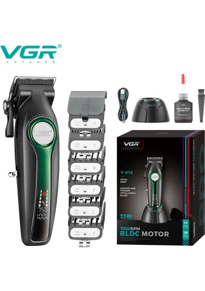 Vgr V-010 Profesyonel Saç Kesme Makinesi - Güçlü ve Hassas Kesim Deneyimi ( Gold )