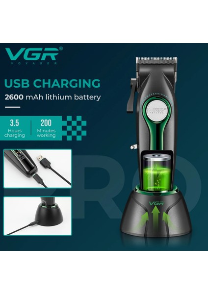 Vgr V-010 Profesyonel Saç Kesme Makinesi - Güçlü ve Hassas Kesim Deneyimi ( Gold ) modelleri