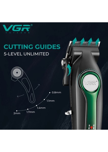 Vgr V-010 Profesyonel Saç Kesme Makinesi - Güçlü ve Hassas Kesim Deneyimi ( Gold ) fırsatları