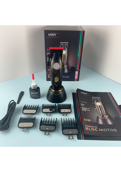 Vgr V-010 Profesyonel Saç Kesme Makinesi - Güçlü ve Hassas Kesim Deneyimi ( Gold )