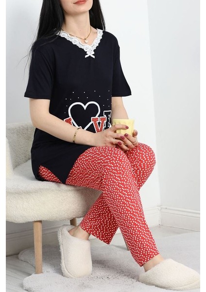 Seka Ringviskon Pijama Takımı Siyah - 50632.1931.