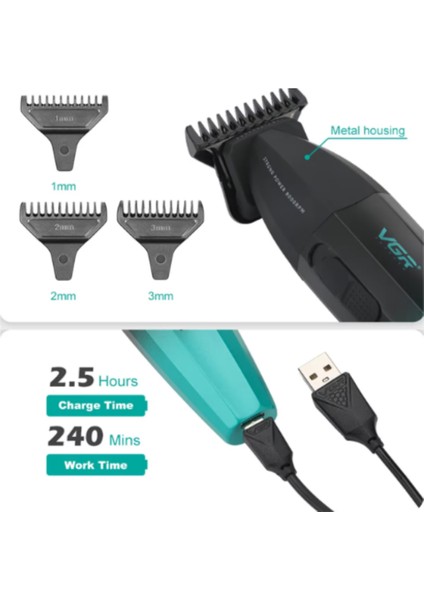 Vgr V-906 Dlc T-Blade Tıraş Makinesi Makinesi - 9000 Rpm fırsatları