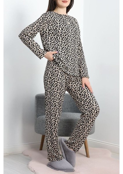 Seka Pegasus Alt Üst Aynı Pijama Takımı Leopar - 50749.1048.