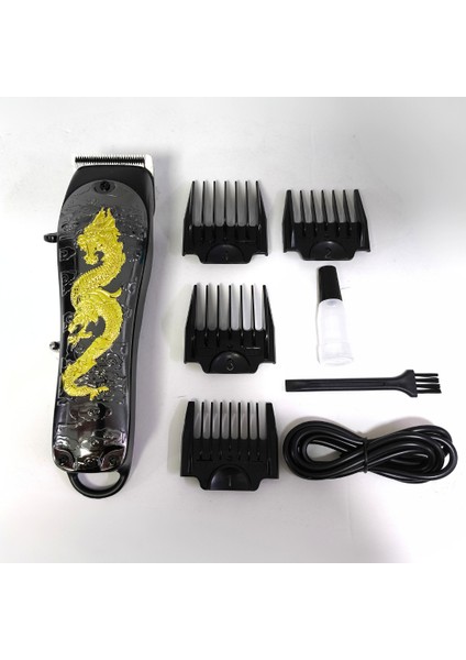 Waer Profesyonel Şarjlı Saç Sakal Tıraş Makinesi - WA-0191 Altın Ejderha Tasarımlı fiyatları