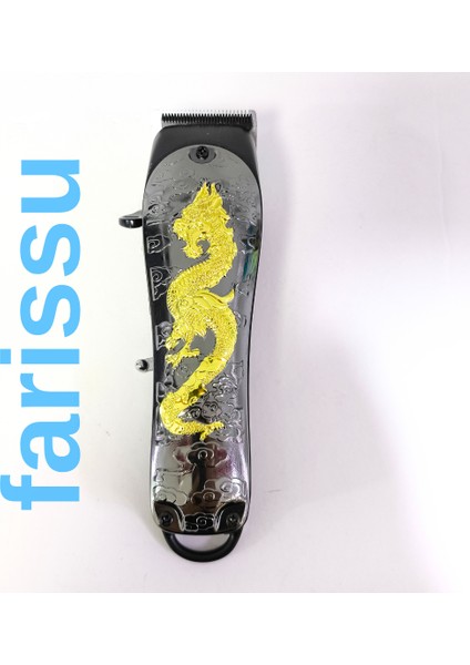 Waer Profesyonel Şarjlı Saç Sakal Tıraş Makinesi - WA-0191 Altın Ejderha Tasarımlı fırsatları