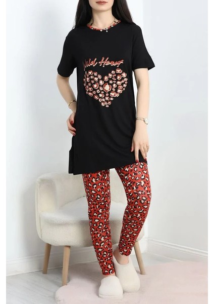 Seka Ringviskon Pijama Takımı Siyahkiremit - 50632.1931.