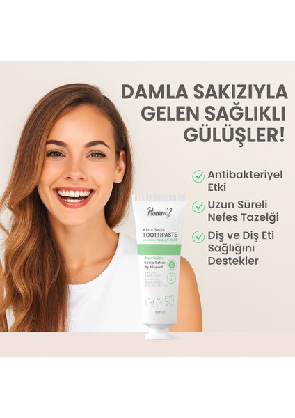 Homm Lıfe Damla Sakızlı Diş Macunu 30ML