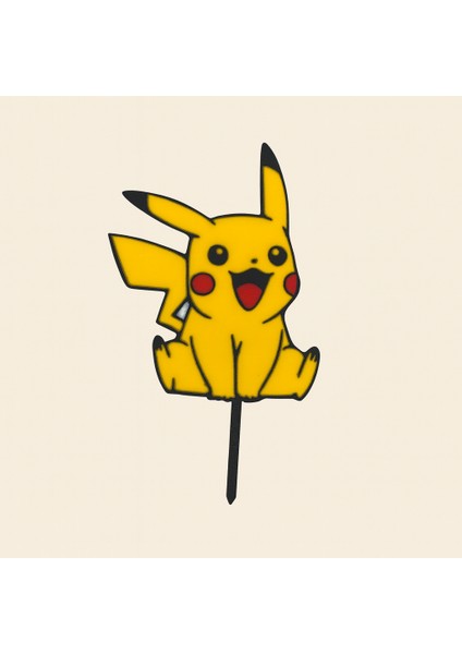 Pikachu Pasta Süsü Çocuk Doğum Günü Parti Süslemeleri Sevimli Karakter Masa Aksesuarı fiyatları