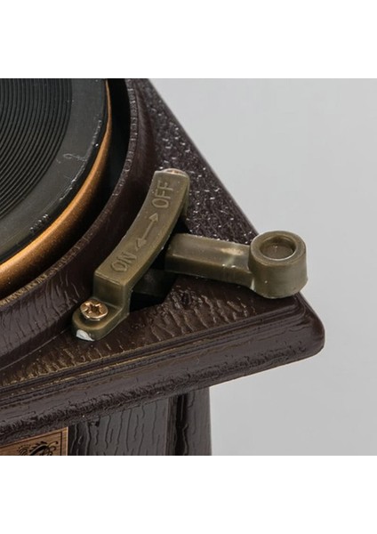 Sevgiliye Hediye Isim Yazılı Nostaljik Müzik Kutusu Gramofon
