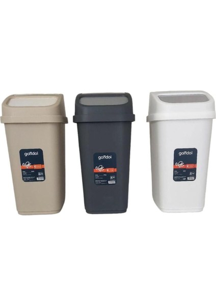 Vinto Kapaklı Çöp Kovası, Plastik 10 Lt