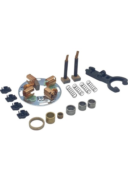 MARŞ KÖMÜR YUVASI VALEO TİPİ CW (D7R/D9) (BURÇ-RULMAN+ÇATAL) (4 KÖMÜRLÜ) FORD-HYUNDAI-KIA-MERCEDES