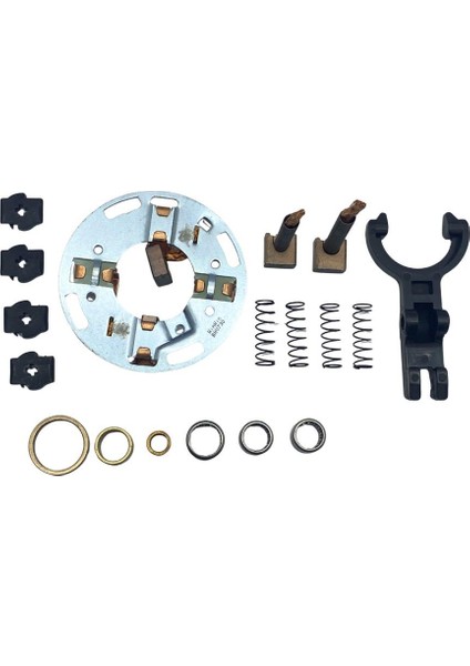 MARŞ KÖMÜR YUVASI VALEO TİPİ CW (D7R/D9) (BURÇ-RULMAN+ÇATAL) (4 KÖMÜRLÜ) FORD-HYUNDAI-KIA-MERCEDES modelleri