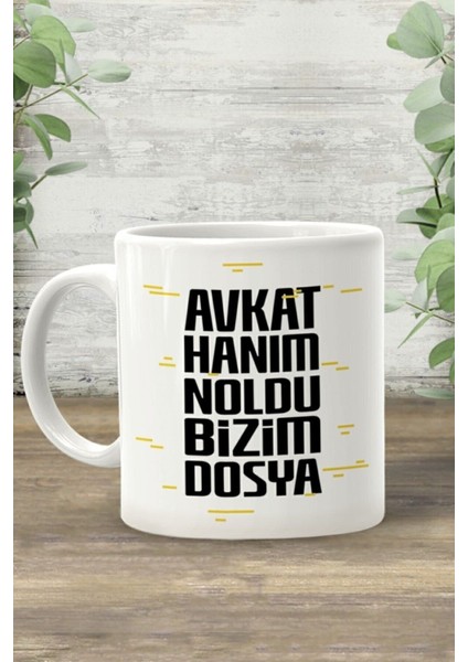 Adalet Mesleği Temalı Siyah Kupa Bardak - Güç ve Şıklık Için Mükemmel Seçim