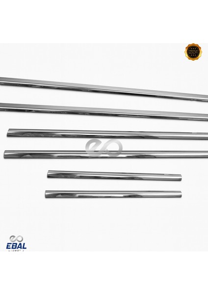 Audi A3 Krom Cam Çıtası 6 Pcs 2005-2012 Paslanmaz Çelik fırsatları