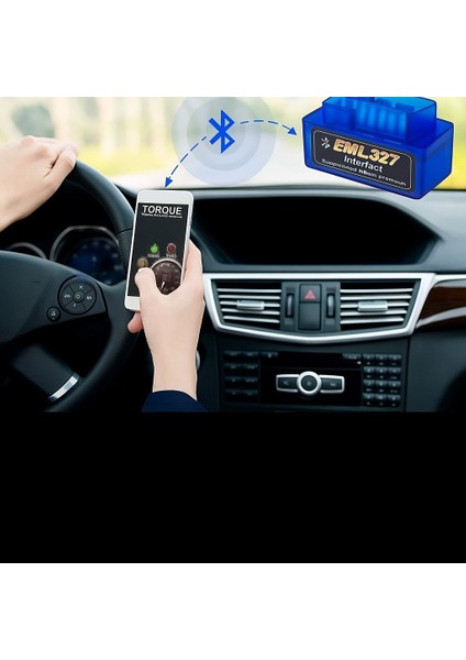 Eml 327 ODB2 Süper Mini Bluetoothlu V2.1 Arıza Tespit Cihazı Karekodlu (ı0s/iph0n uymaz) modelleri