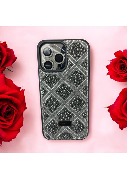 Iphone 16 Pro Max Lens Hediyeli Lüx Kristaller Taşlı Içi Kadife Kaliteli Telefon Kılıfı fiyatları