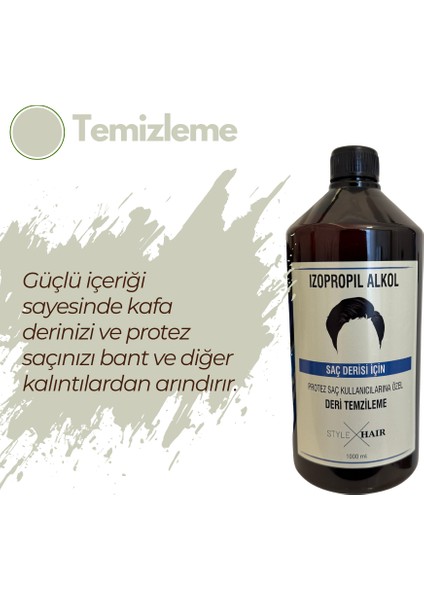 Protez Saçlar Için Temizleme Alkol 1 Lt