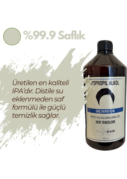 Protez Saçlar Için Temizleme Alkol 1 Lt modelleri