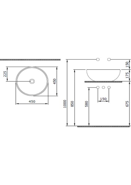 Bocchi Venezia 45 cm Çanak Lavabo Mat Antrasit 1119-020-0125 fiyatları