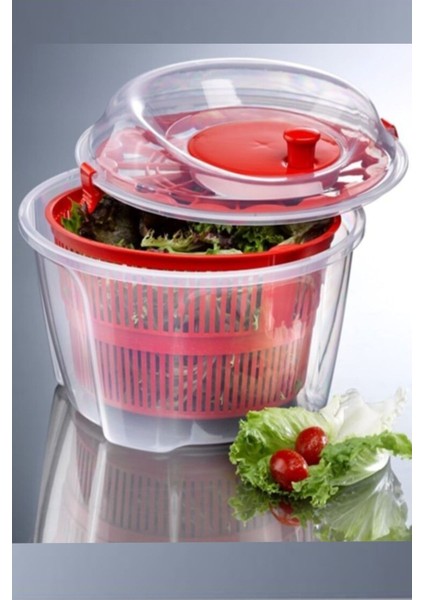 Kolay Kullanımlı Salata Kurutucu Gondol 1650G, Pratik ve Temiz Saklama Aracı