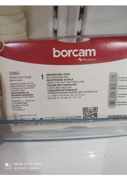 Dikdörtgen Midi Borcam Fırın Kek Kalıbı, Ölçülere Dikkat! fiyatları