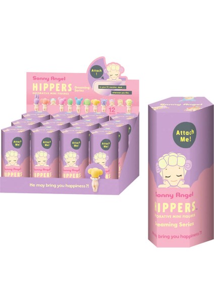 Orijinal Sonny Angel Hippers Dreaming Series – Mini Figür (Pastel Uyku Temalı) | Fancy Space