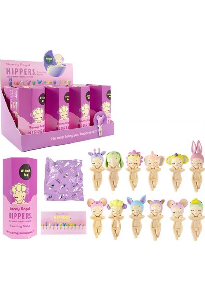 Orijinal Sonny Angel Hippers Dreaming Series – Mini Figür (Pastel Uyku Temalı) | Fancy Space fiyatları