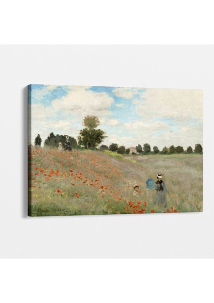 Yeşil Gelincikler Tablosu, Estetik Duvar Dekoru, Sanat ve Doğa Uyumu fiyatları