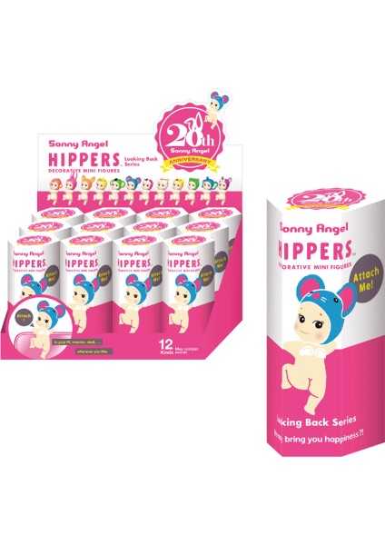 Orijinal Sonny Angel Hippers Looking Back – 20TH Anniversary Mini Figür | Fancy Space