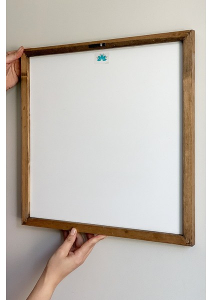 Turuncu Mozaik Taş Çerçeveli Ayna 43X43 Cm, Etnik Desenli, Şık ve Doğal Görünüm fırsatları