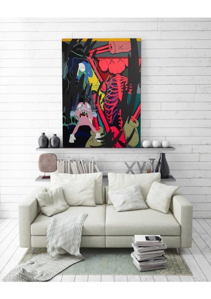 Çok Renkli Modern Kanvas Tablo, Şık ve Canlı Dekorasyon Parçası modelleri