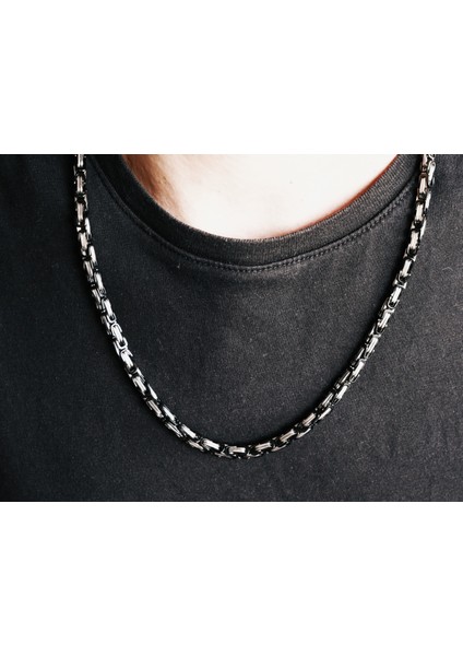 Saaden Erkek Çelik Kral Kolye fiyatları