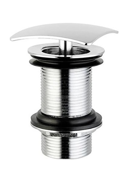 Bocchi Krom Kare Lavabo Süzgeçi Su Taşma Deliksiz Krom 6190-0003