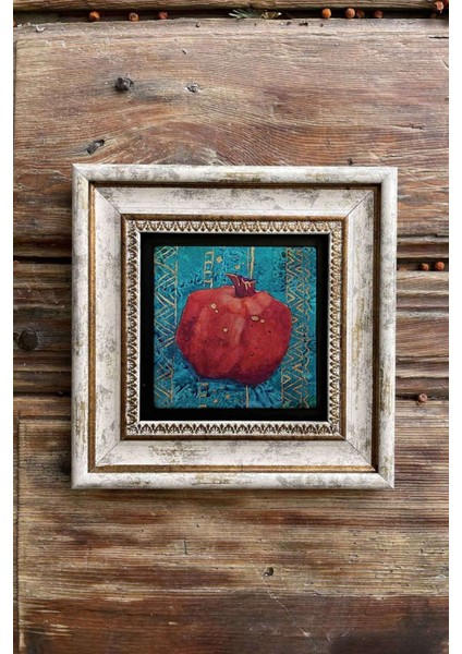 Renkli Taş Çerçeveli 20X20CM 4'lü Set, Şık ve Zarif Dekoratif Tablo fiyatları