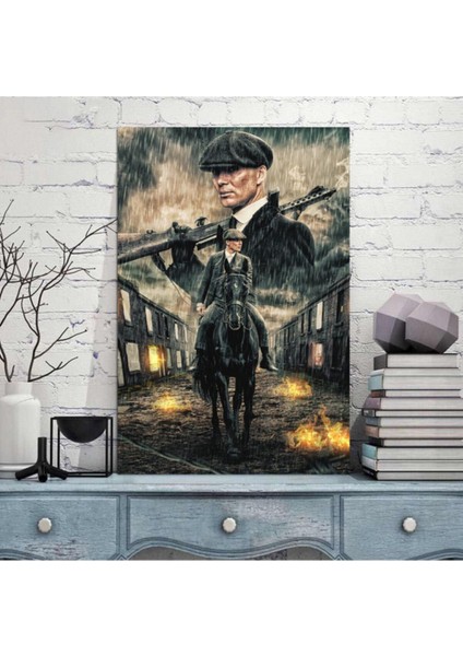 Renkli Peaky Blinders Ailesi Kanvas Tablo, Şık ve Canlı Dekorasyon Için Ideal Seçim