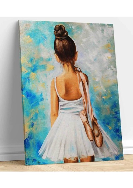 Çok Renkli Kadın Bale Resimli Kanvas Tablo, Şık ve Canlı Dekorasyon Parçası fiyatları