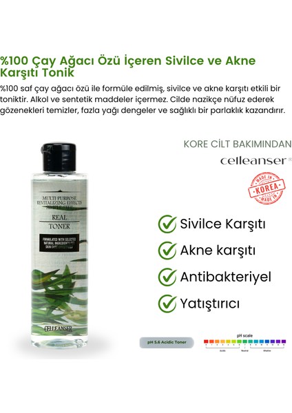 Çay Ağacı İçeren Sivilce Karşıtı Tonik fiyatları