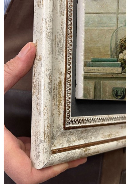 30X30 cm Taş Desenli Çerçeveli Duvar Tablosu Renkli Dekor indirimleri